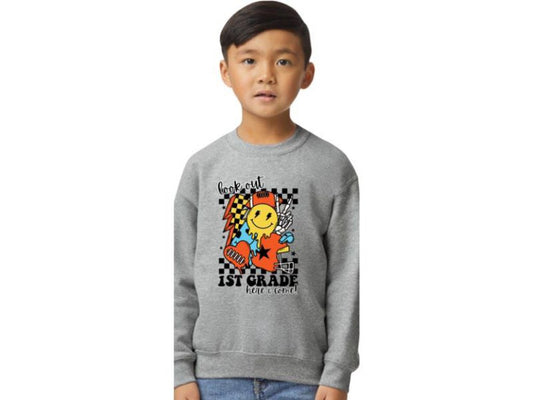 Look Out Pre-K Youth Crewneck