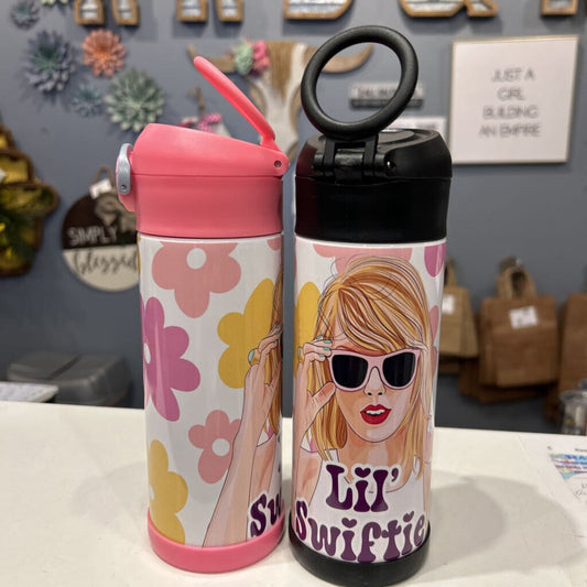 Lil Swifties 2 Purple Flower Tumbler 12oz