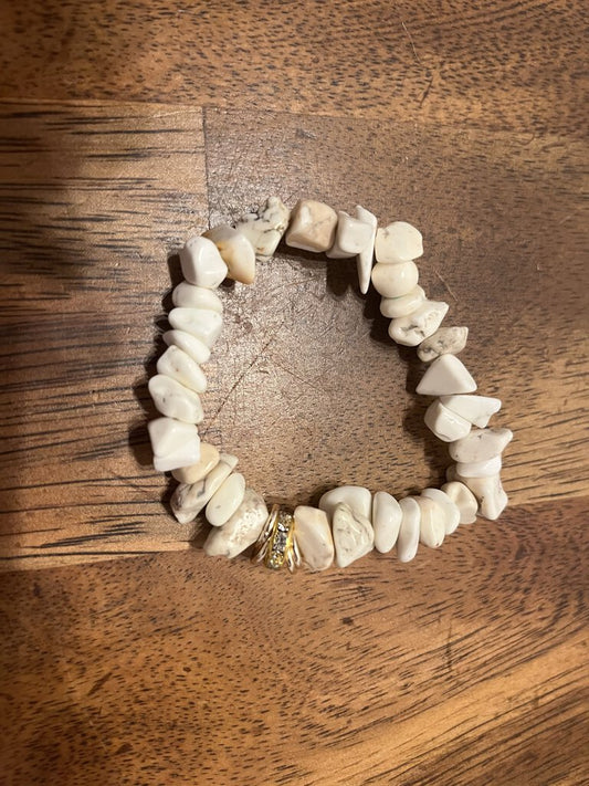 MJ Howlite Gemstone Bracelet
