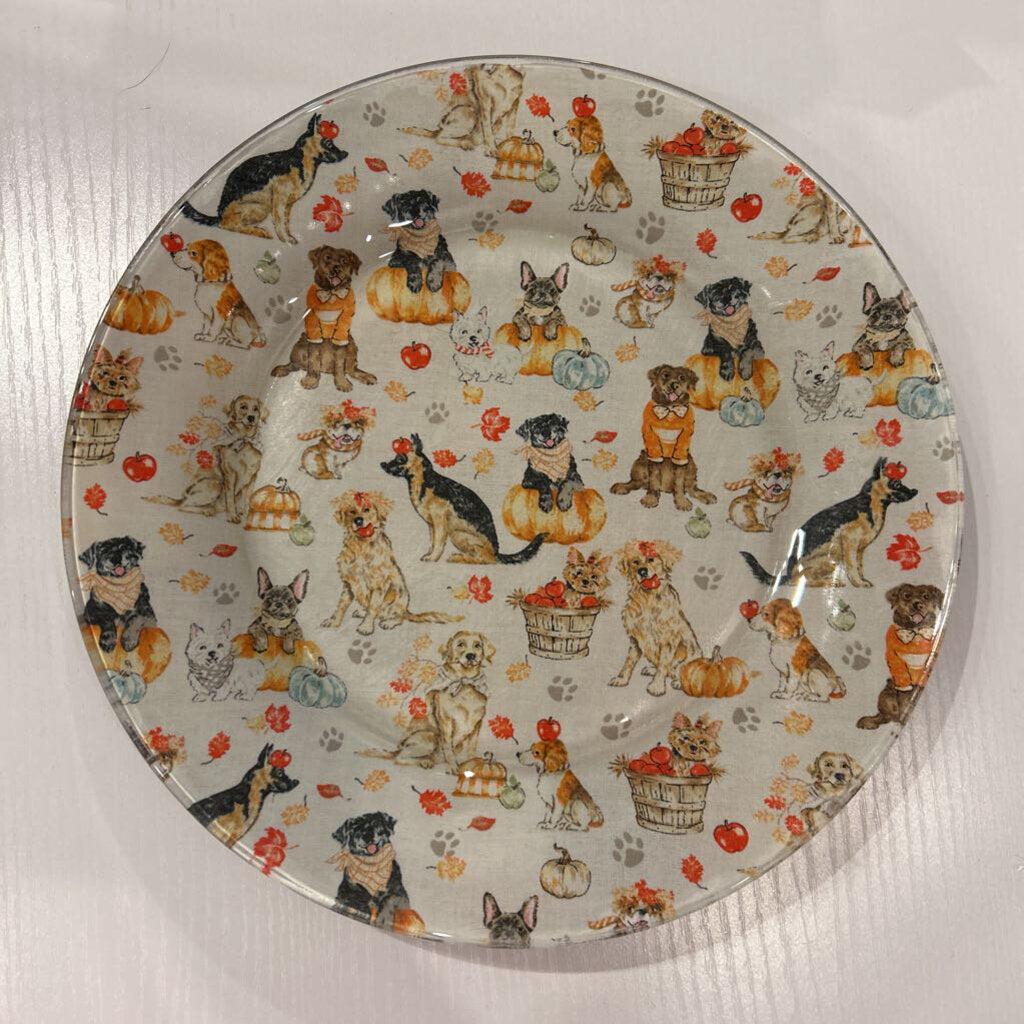 Fall Dog Plate