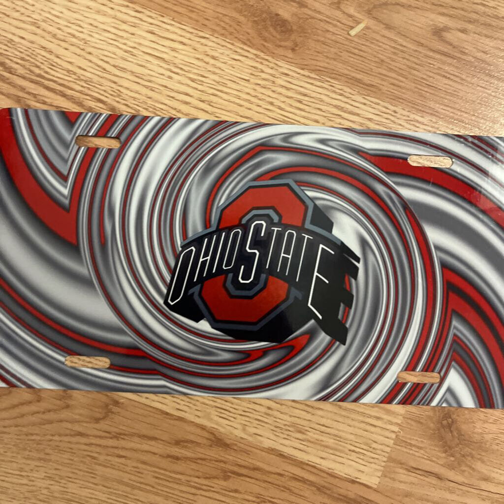 OSU Swirl License Plates