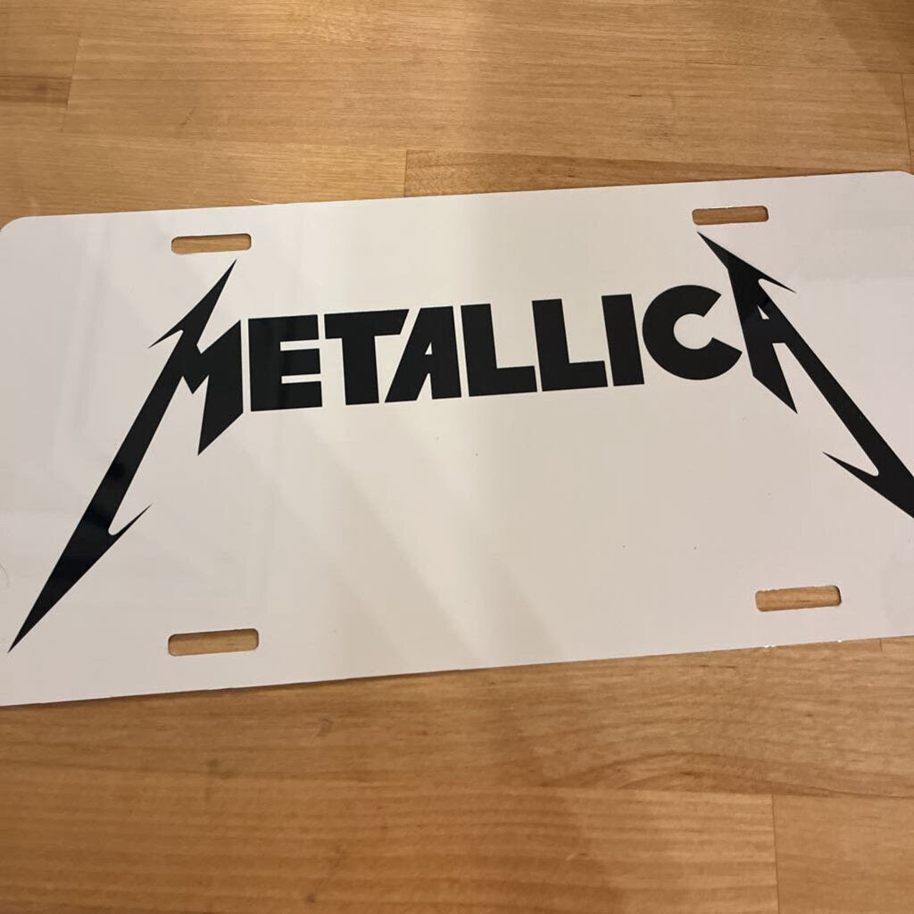 Metallica License Plates