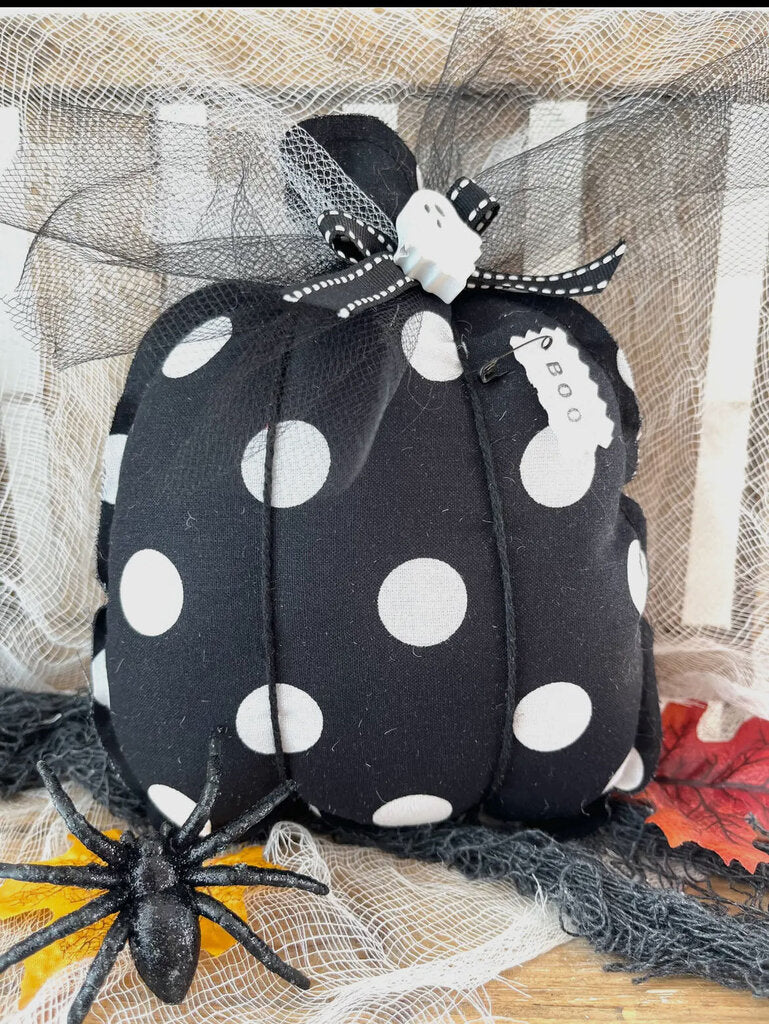 Polka Dot Pumpkin Vintage