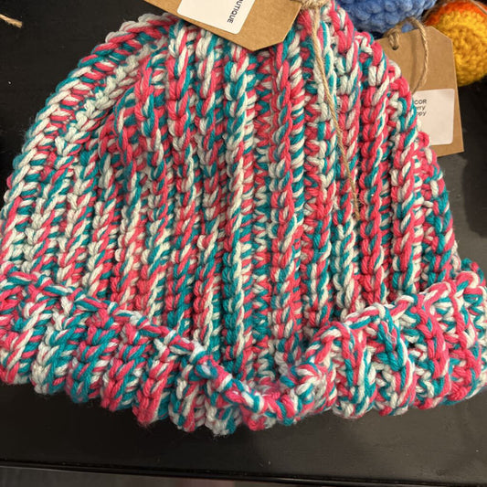 Beanie Pink/Teal