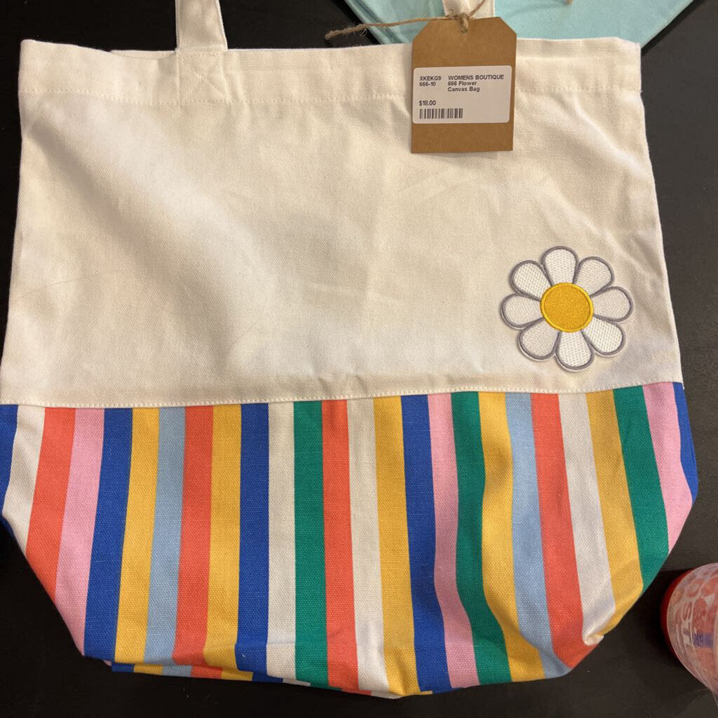 Flower Canvas Bag