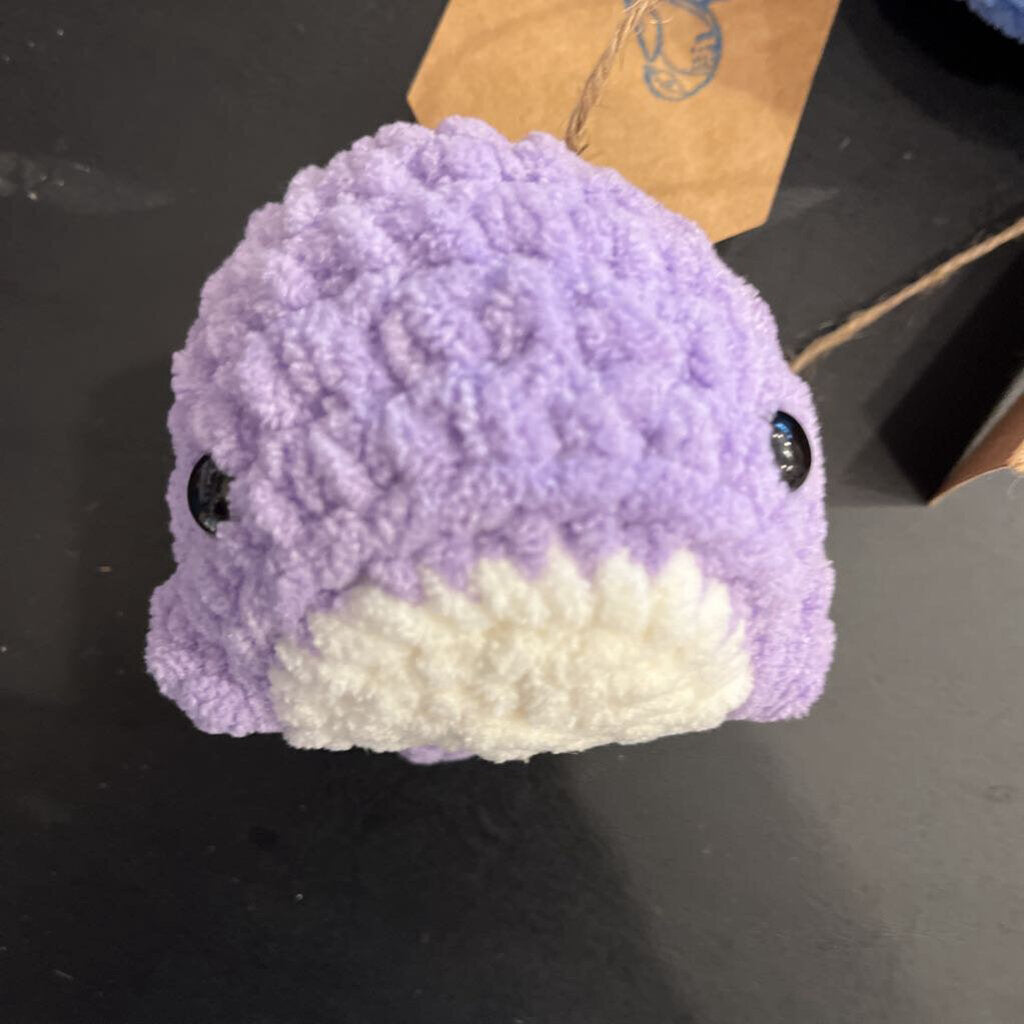 Whale Plushie Purple