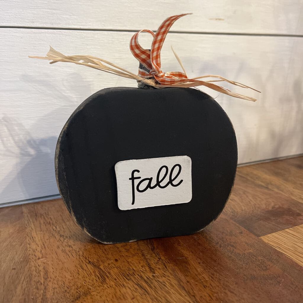 Black 6in Chunky Pumpkin