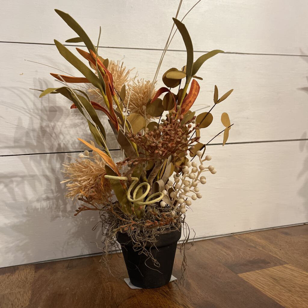 Fall Floral Terracotta Pots