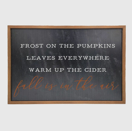 Fall is in the Air wall decor