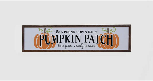 Farm Fresh Pumpkin Patch Sign