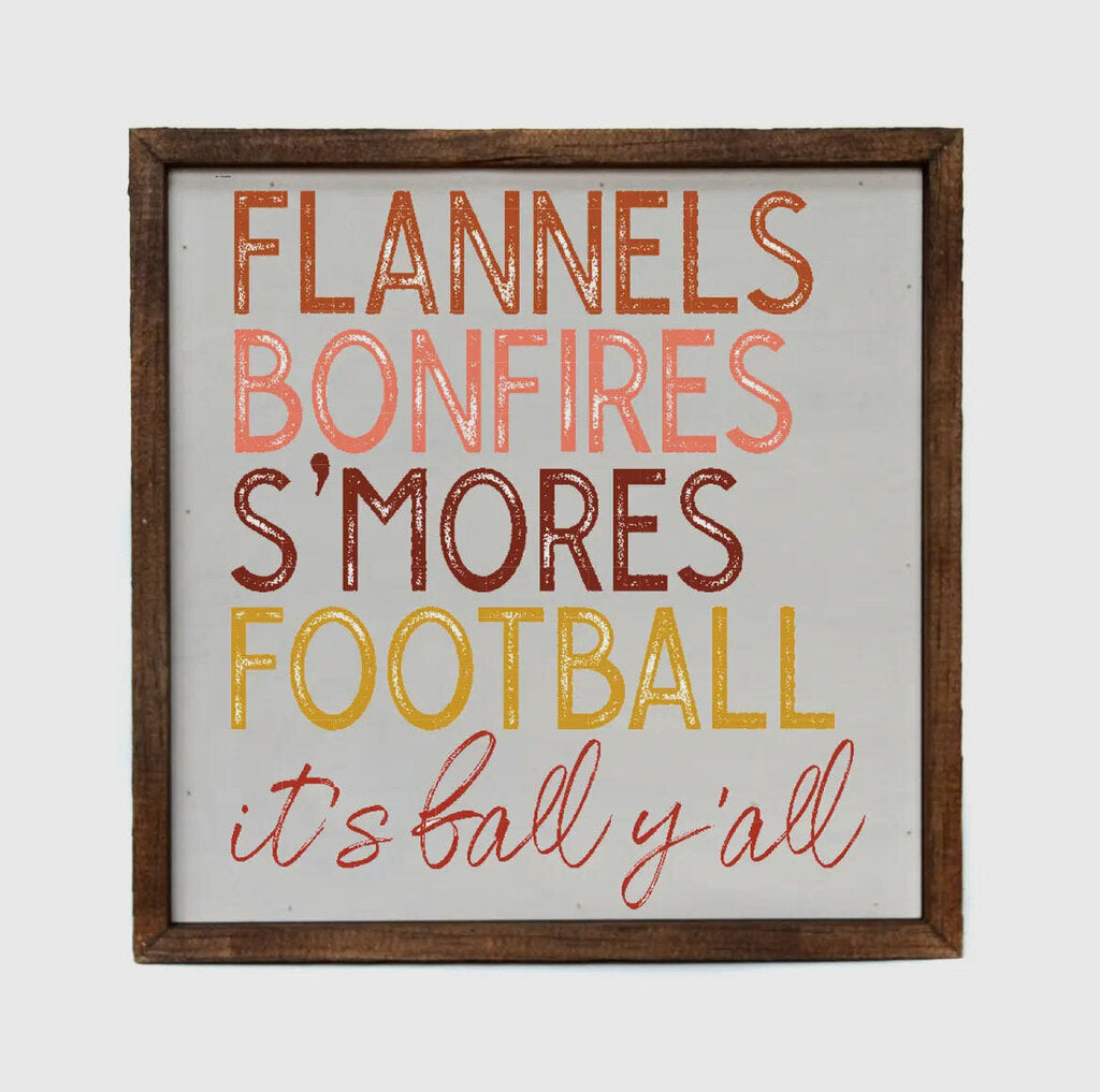 Flannels, Bonfires, S'mores