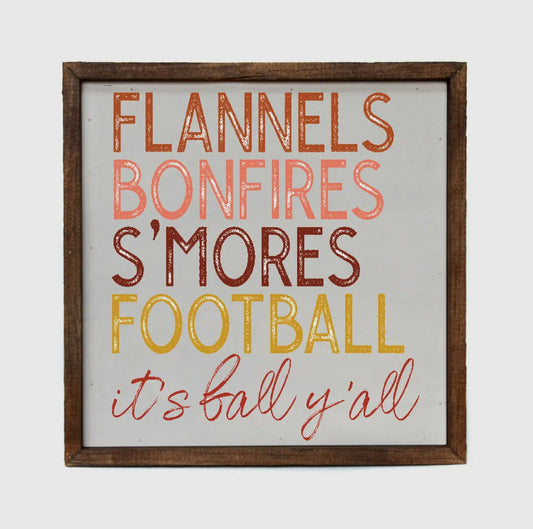 Flannels, Bonfires, S'mores