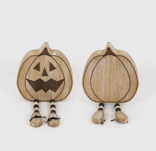 Chunky Wood Jackolantern