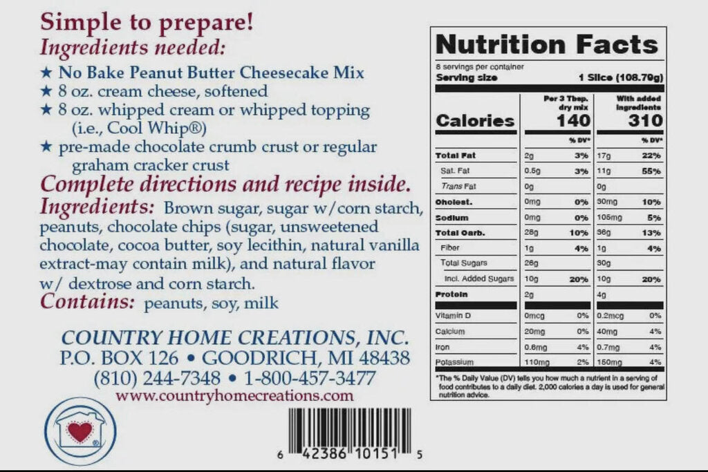 No Bake Turtle Cheesecake Mix