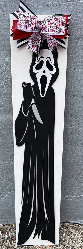 Scream 4ft Porch Sign