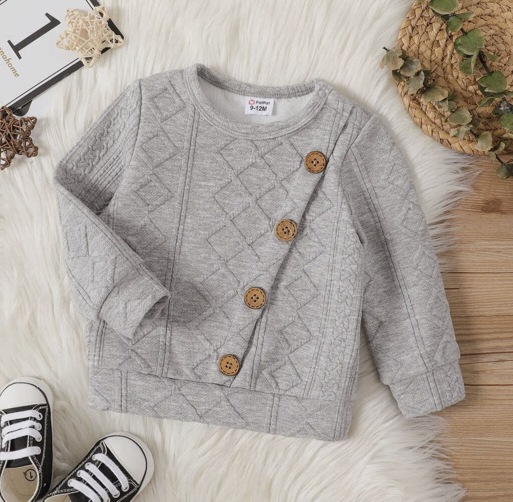 Button Front Pullover