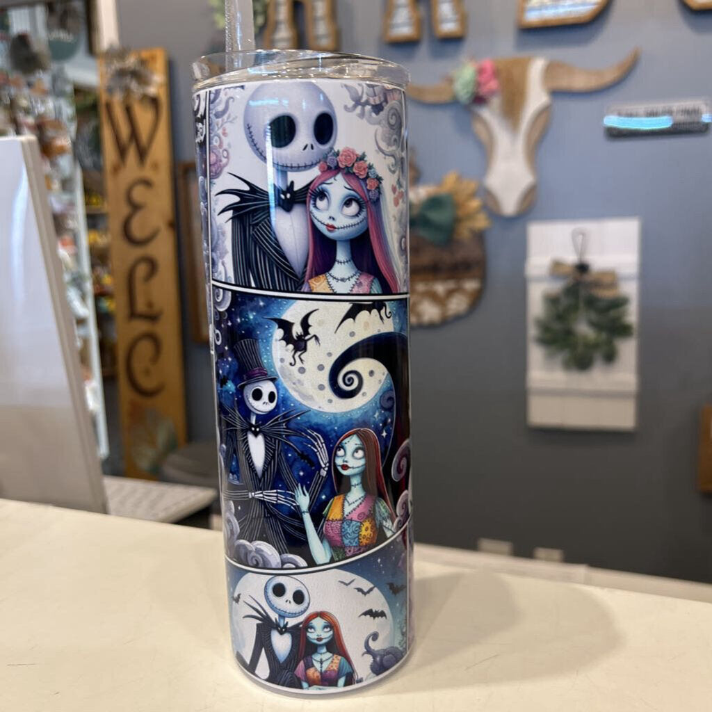 Jack & Sally Top Hat 20oz Tumbler