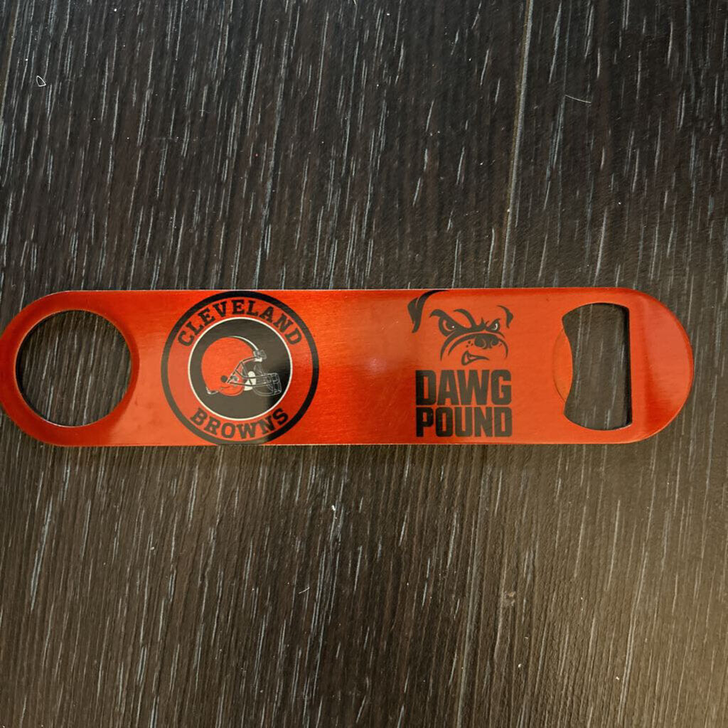 Browns Dawg Pound Metal Bottle opener