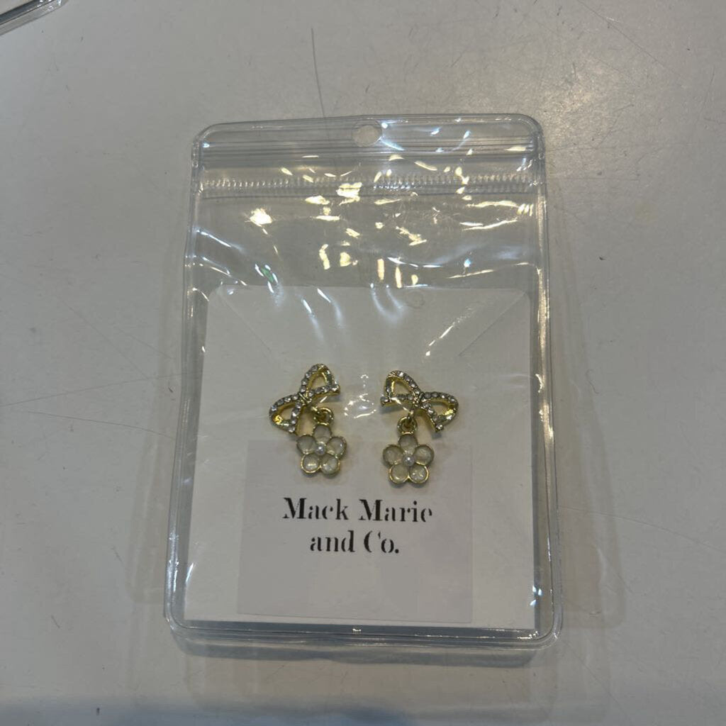 Bow Flower Earrings