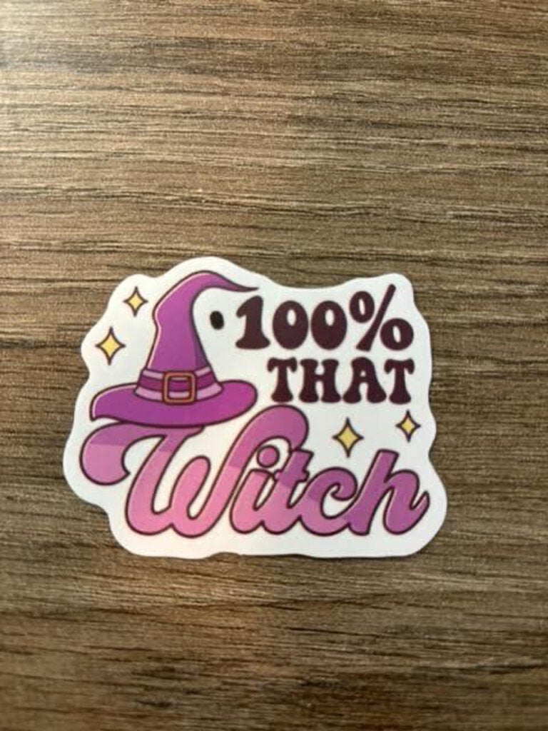 Sticker - 100% That Witch