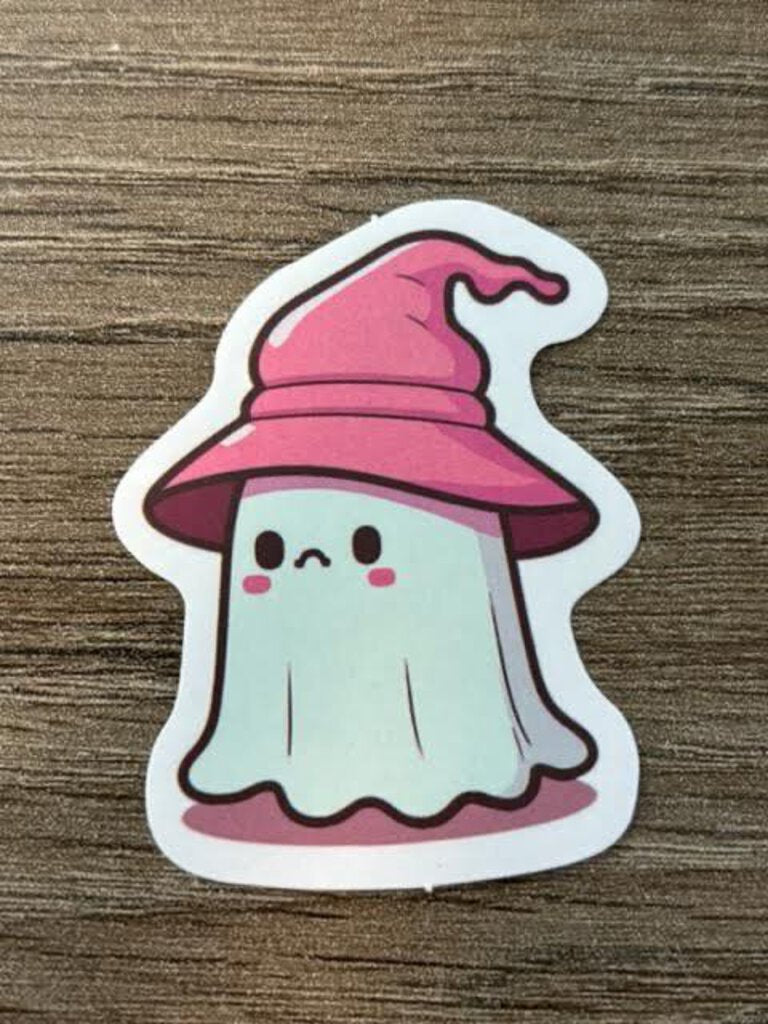 Sticker - Ghost w/ hat