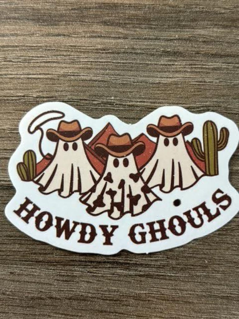 Sticker - Howdy ghouls