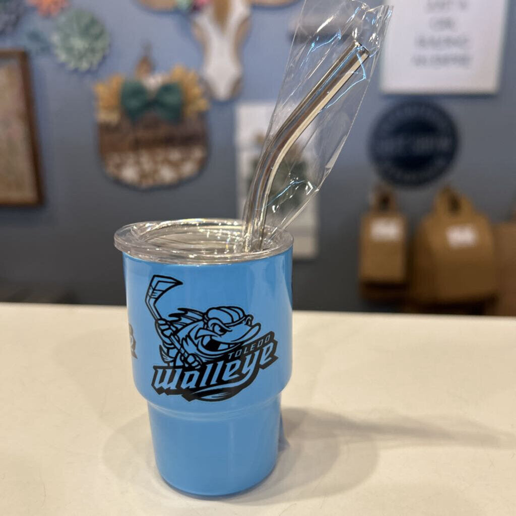 Walleye Spike Blk Lt Blu 3oz Shot