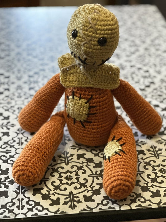 Crochet Sam Doll 205 Orange/Khaki