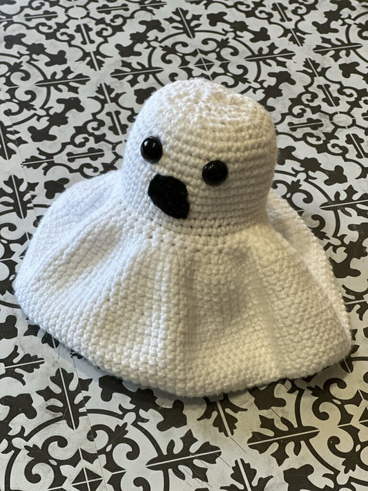 Crochet Ghost White Reversible-2faces