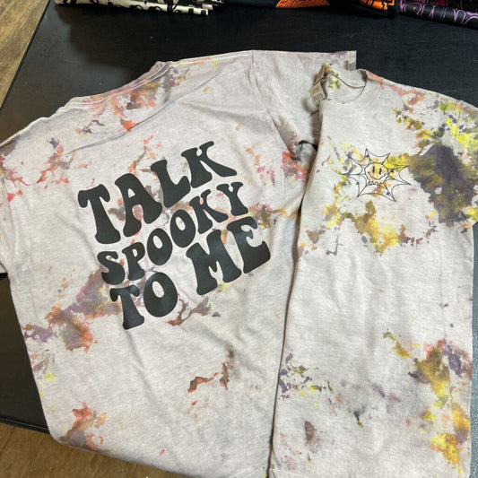 Kids Tie Dye Smiley Web T-Shirt