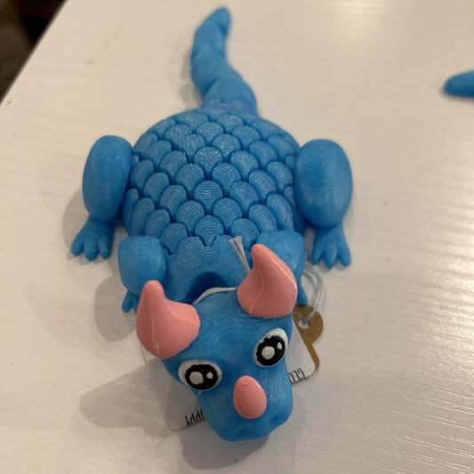 Glow Blue & Pink Floppy Dragon SW