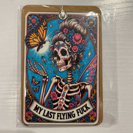 Last Flying F Acrylic Tarot Card Bookmark