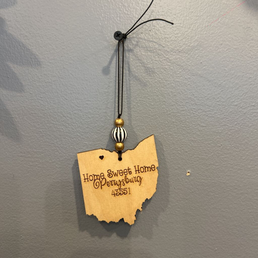 Home Sweet Home Perrysburg Ornament