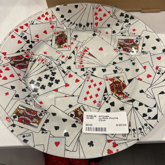 Lg Plate Playing Cards
