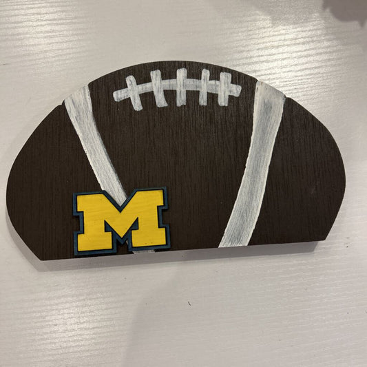 Football Shelf Sitter MI