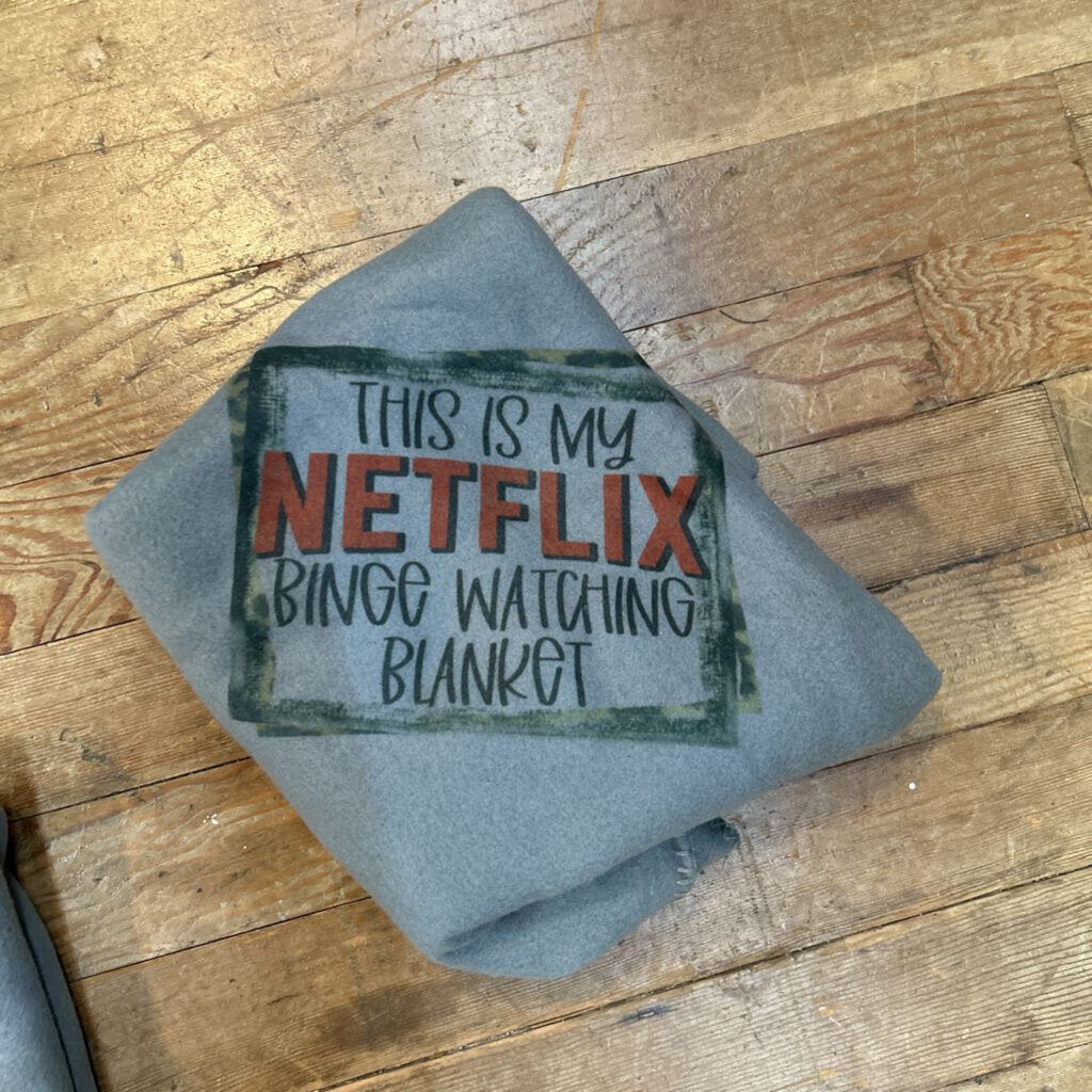 Fleece Blanket Netflix Gry