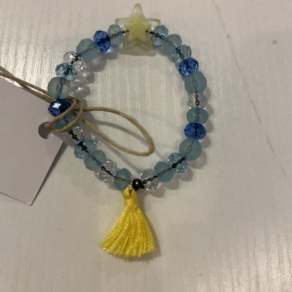 Kids single beaded with Star bracelet