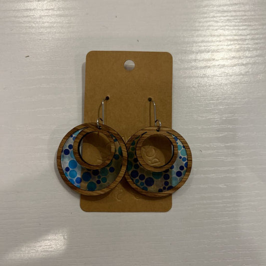 Blue Dot Circle Inlay