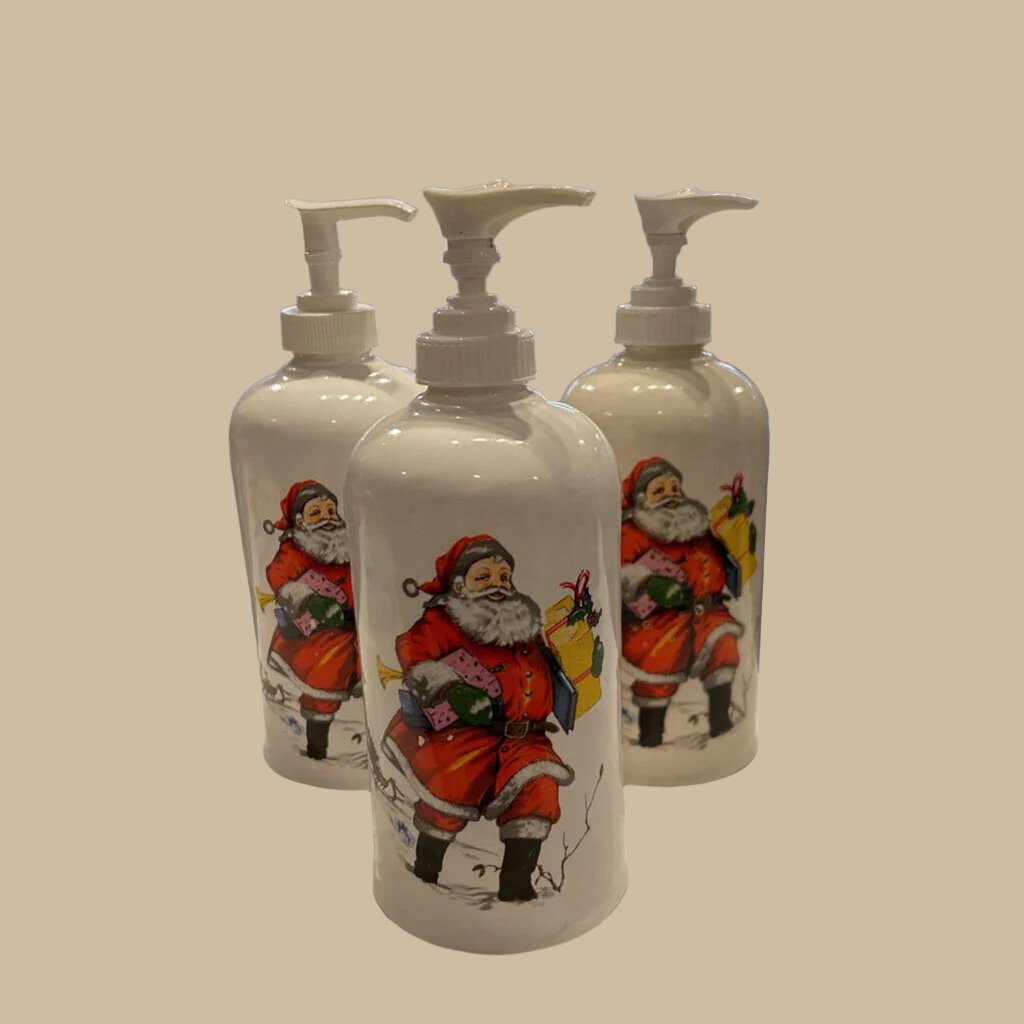 #150 Soap/Lotion Bottle-Santa