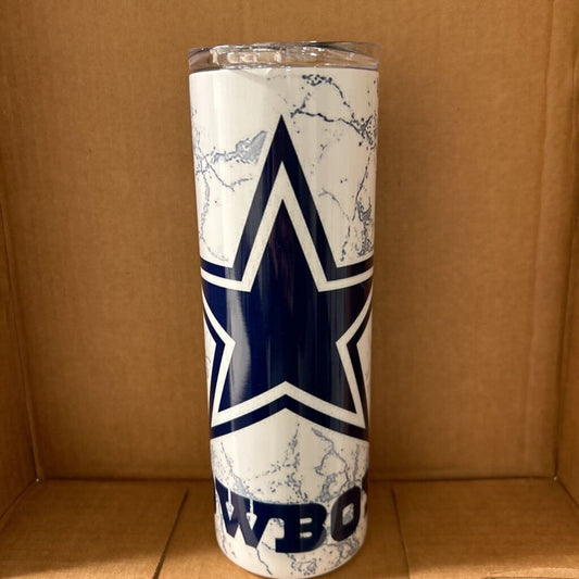 Dallas Cowboys Crackle Tumbler 20oz