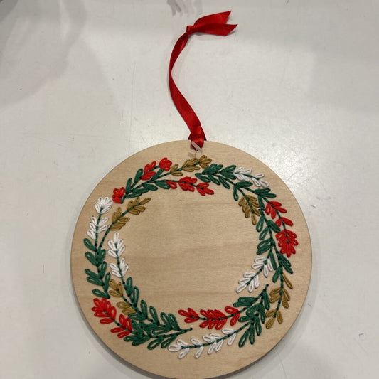 Wreath Ornament-Red & Green