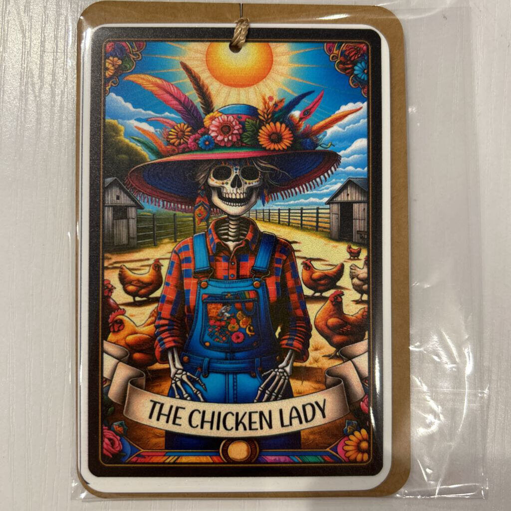 The Chicken Lady Acrylic Bookmark