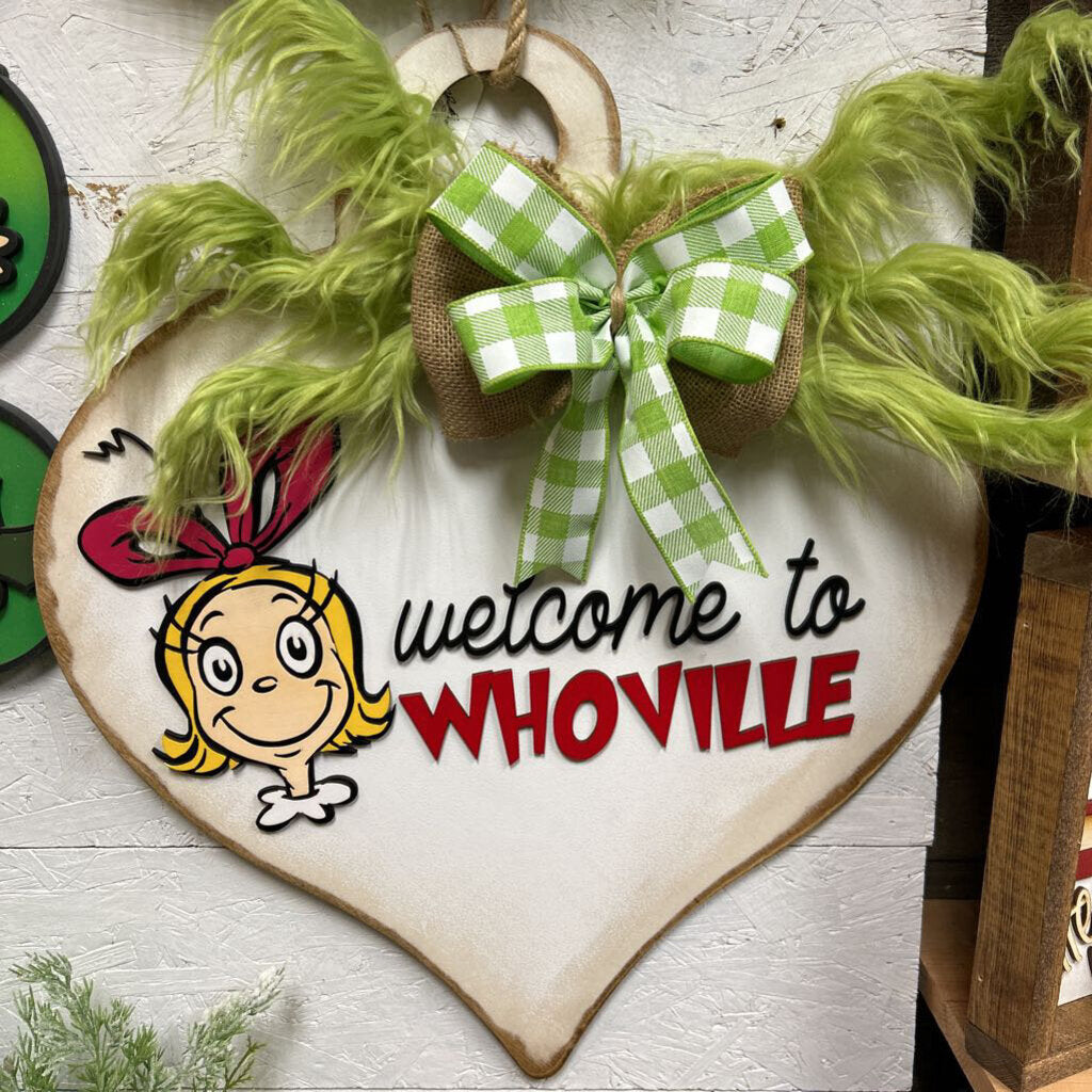 Welcome to Whoville Door Hanger