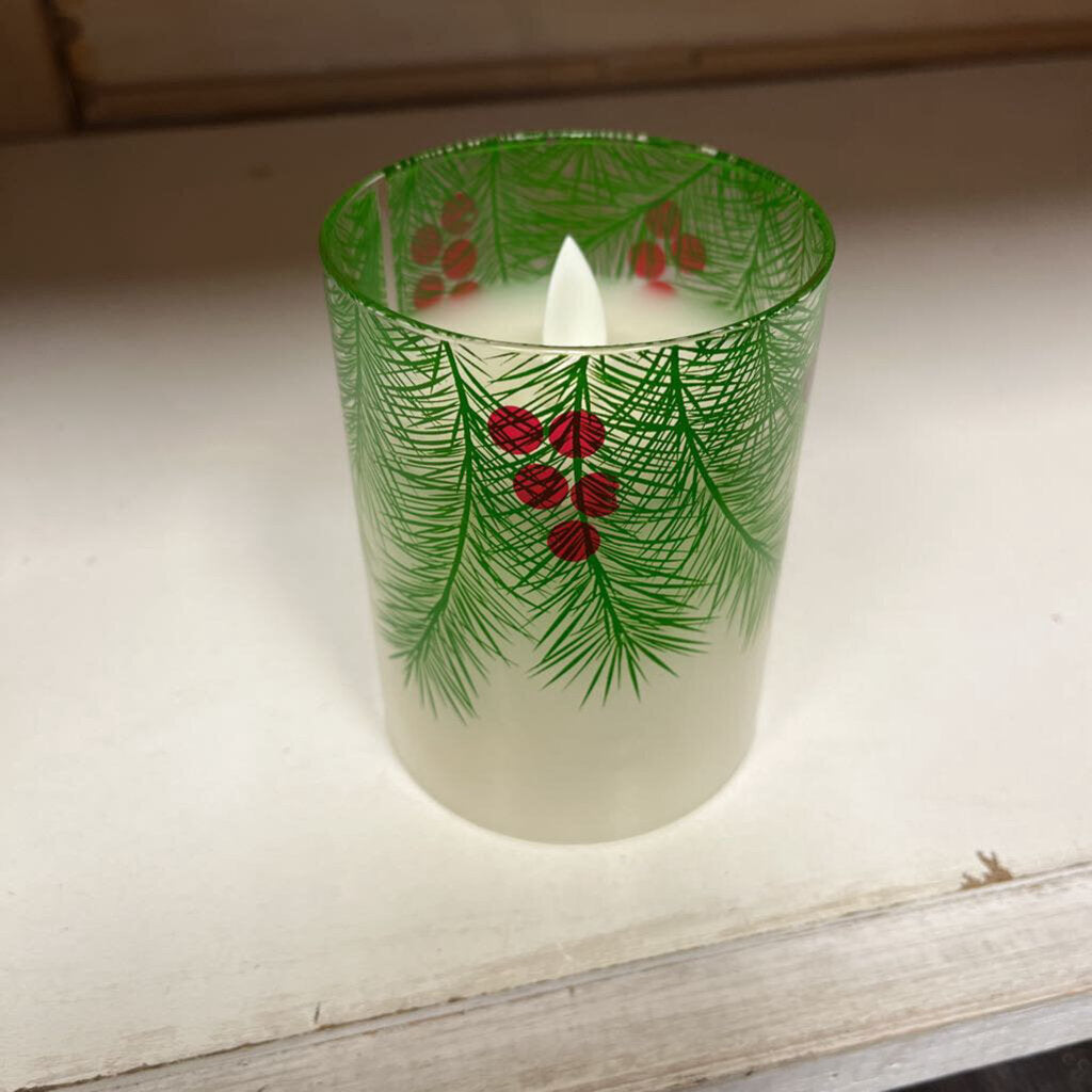 5in Decorative Pine Tree Candle