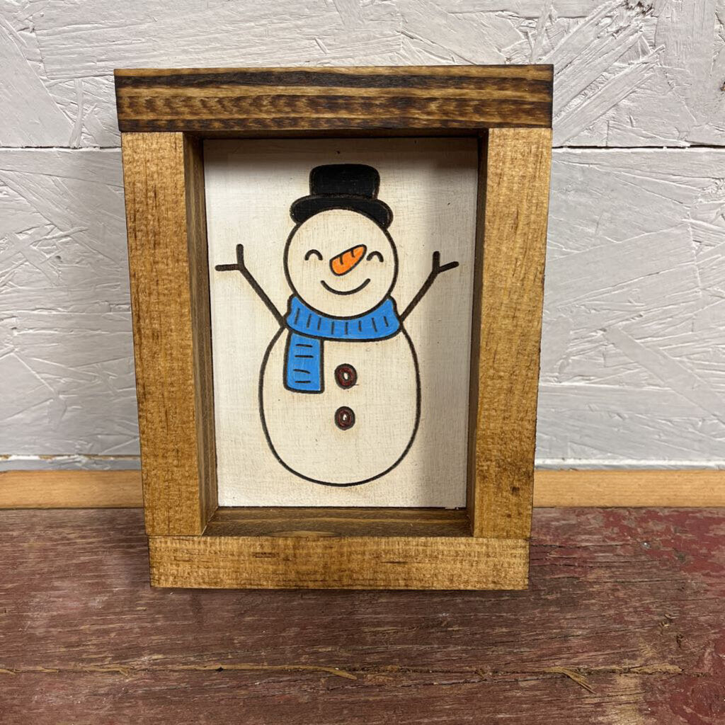 Snowman Reaching Sketch Mini