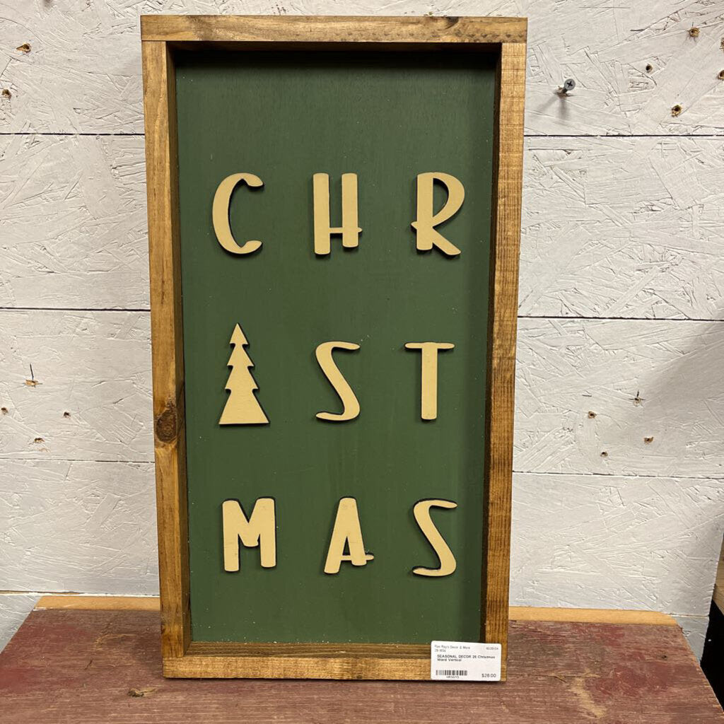 Christmas Word Vertical