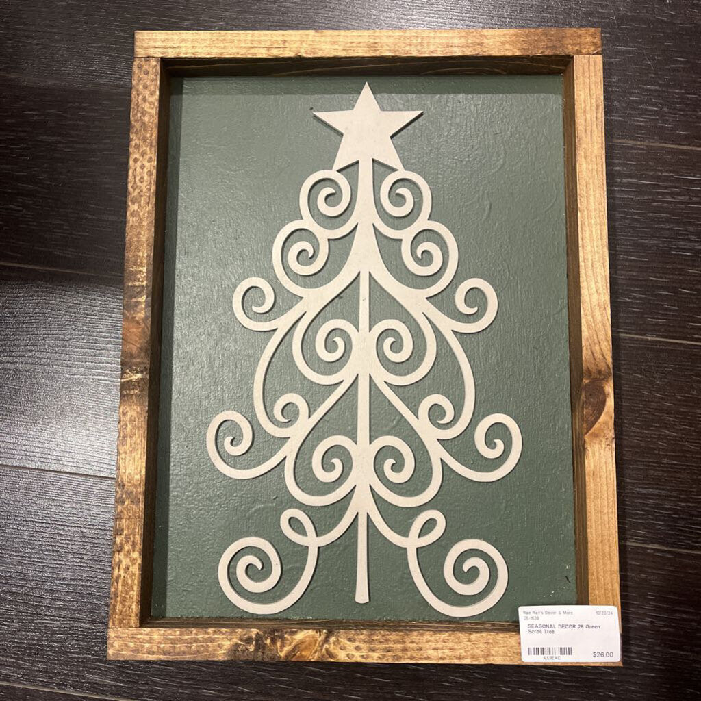 Green Scroll Tree