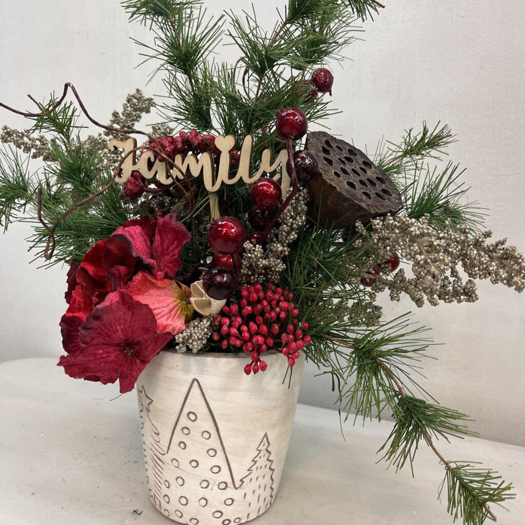 Tree Ceramic Vase Arrangement #072