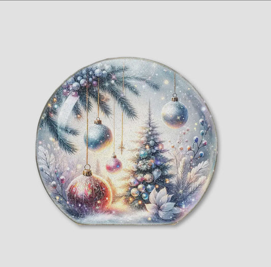 Snow Globe Chunky-Tree & Bulbs