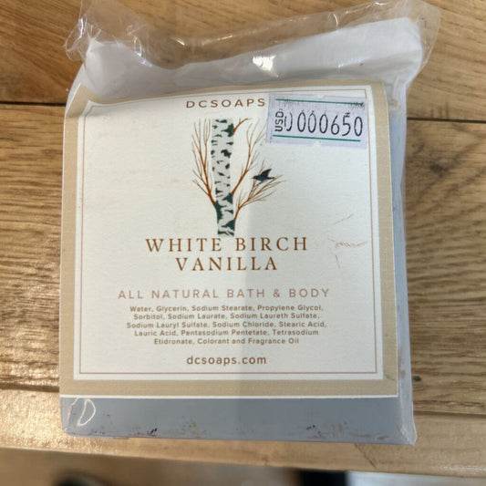 White Birch Vanilla Soap Bar